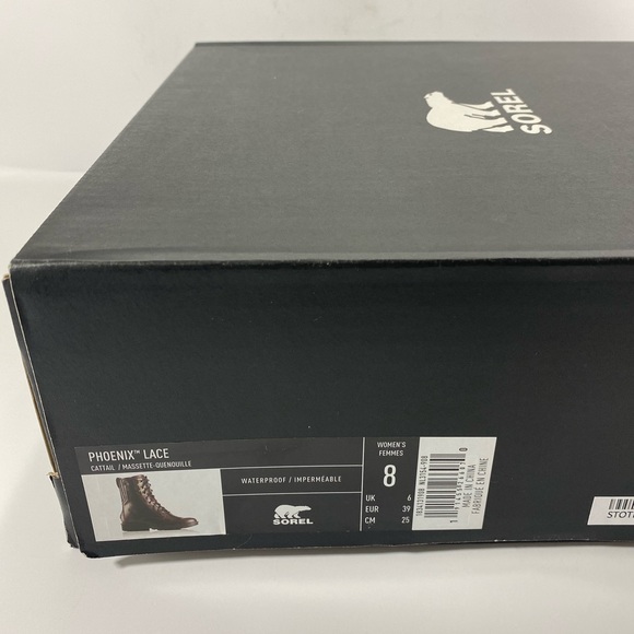New Sorel Women’s Phoenix Leather Combat Boots - Picture 13 of 13